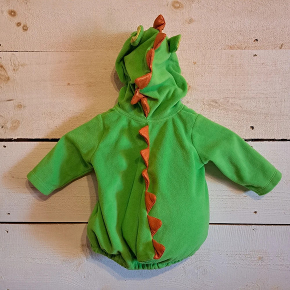 Carters Dragon Halloween Costume One Piece Size 3-6 Months - Picture 2 of 4